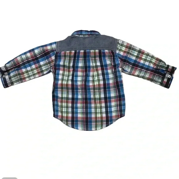 Tommy Hilfiger Toddler Plaid Collard Shirt - Picture 4 of 6